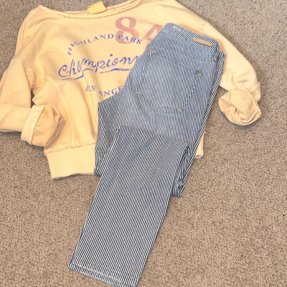 Anthropologie Pilcro and  The Letterpress Hypen Railroad Jeans